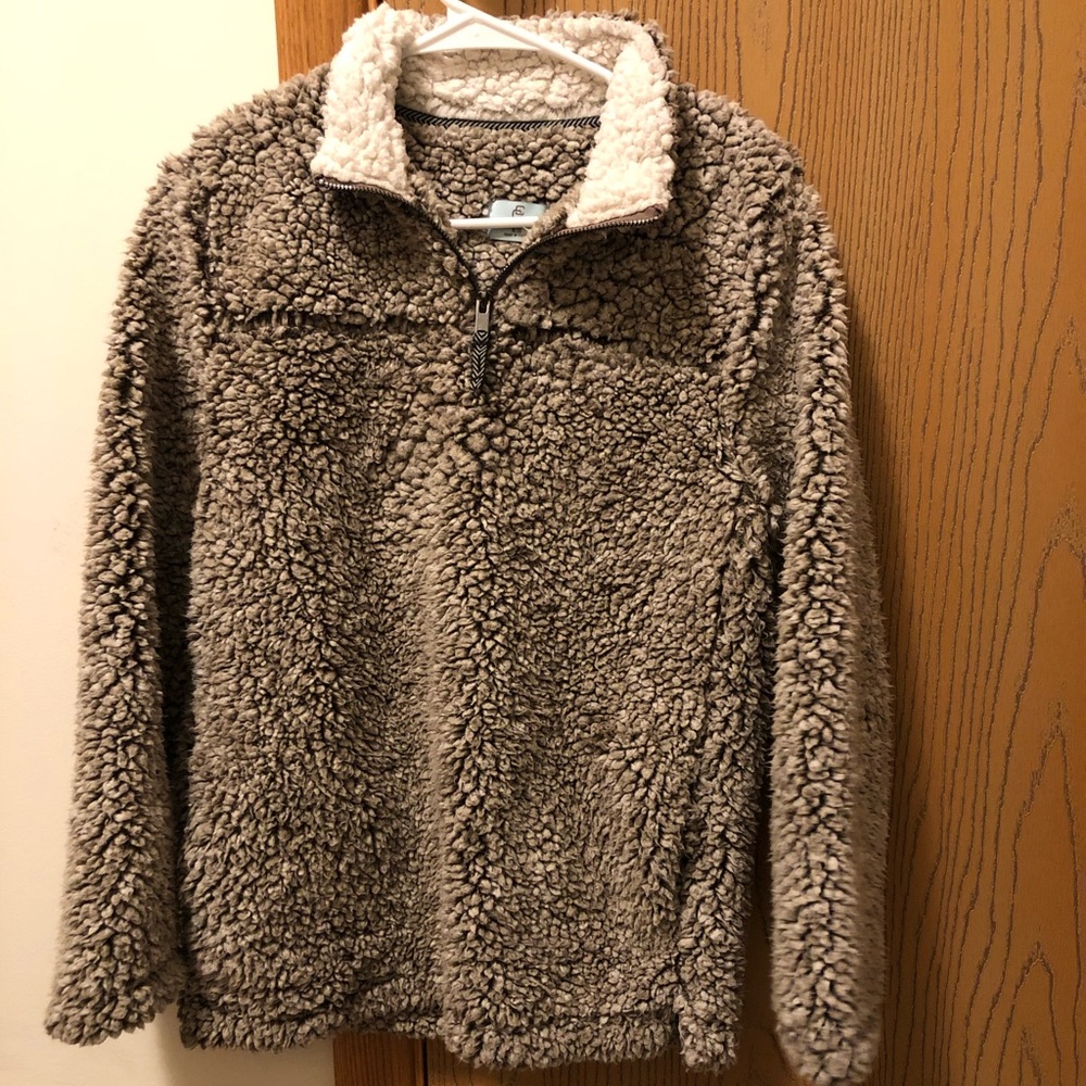 Soft pullover Half zip